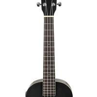 Kala Jazz Tenor Ukulele Metallic Black met soft-case - thumbnail