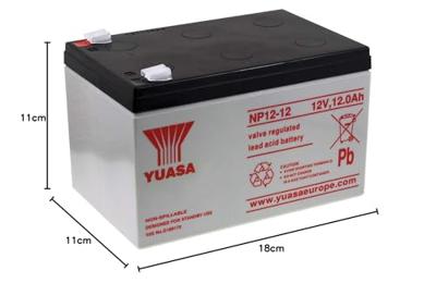 Yuasa Loodaccu 12V 12Ah - NP12-12 - thumbnail