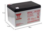 Yuasa Loodaccu 12V 12Ah - NP12-12 - thumbnail