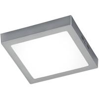 LED Plafondlamp - Plafondverlichting - Trion Zonin - 17W - Warm Wit 3000K - Vierkant - Mat Nikkel - Aluminium - thumbnail