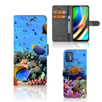 Motorola Moto G9 Plus | Telefoonhoesje | Met pasjeshouder | Vissen - thumbnail