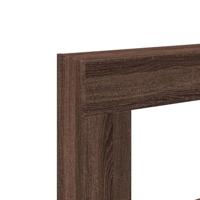 VidaXL Haardombouw 81x18x82 cm bewerkt hout bruin eikenkleurig - thumbnail