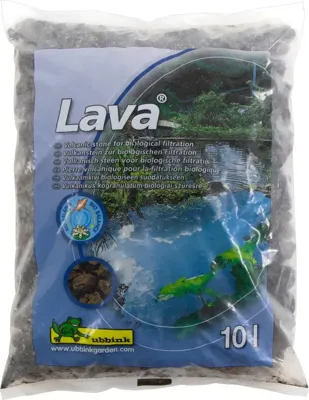 Ubbink vijverfiltermateriaal lava vulkanisch gesteente 16-32 mm 10 l