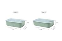Mepal vershouddoos EasyClip 2250 ml nordic sage - thumbnail