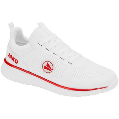JAKO 5910 Sneaker Team Mesh - Wit/Rood - 43