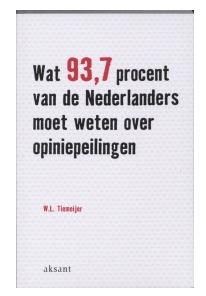 Wat 93.7 procent van de Nederlanders moet weten over opiniepeilingen - W.L. Tiemeijer - ebook