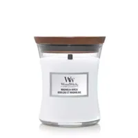 WoodWick magnolia birch medium candle - thumbnail