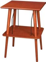 Crosley Manchester tafeltje paprika voor platenspeler en platen 50 albums - thumbnail