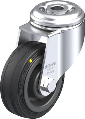 Blickle LKRA-VPA 80K-EL Zwenkwiel Wieldiameter: 80 mm Draagvermogen (max.): 60 kg 1 stuk(s)