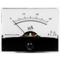 Monacor 0290600 PM-2/30UA PM-2/30UA draaispul-inbouwinstrument, 0,03 mA - thumbnail
