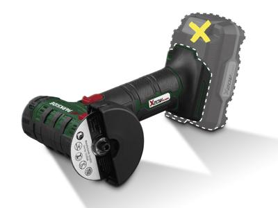 PARKSIDE Accu-haakse slijper 20 V zonder accu en lader