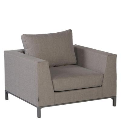 WOOOD Sicilië Loungetoel Tuin - Aluminium - Taupe - 100x88x60