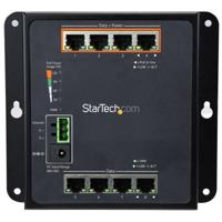 StarTech.com Industrial 8 Port Gigabit PoE Switch - 4 x PoE+ 30W - Power over Ethernet - Robuuste GbE Layer/L2 Managed Switch - Rugged High Power Gigabit Netwerk Switch IP-30/-40C tot +75C - thumbnail