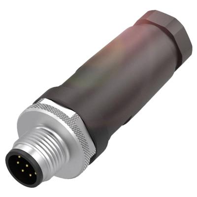 BALLUFF BCC0A04 Sensor/actuator connector, niet geassembleerd M12 x 1 Aantal polen (sensoren): 8 1 stuk(s)