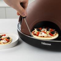 Tristar PZ9154 Pizza Festa 4 Zwart/Terracotta - thumbnail