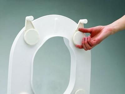 Toiletverhoger Etac Hi-Loo Afneembaar 10 cm Wit Etac - thumbnail