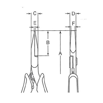 Bahco platbektang | 4430