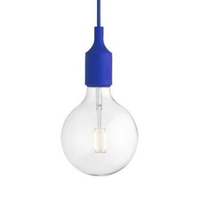 Muuto E27 Socket Hanglamp LED Blauw Muuto E27 Socket Hanglamp LED Blauw