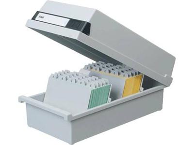 HAN Tischkarteikasten 954-11 Kaartenbak Lichtgrijs Aantal kaarten (max.): 1.300 kaarten DIN A4 liggend