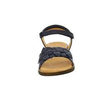 Leren sandalen voor meisjes LORE FLOWERS FRODDO blauw - thumbnail