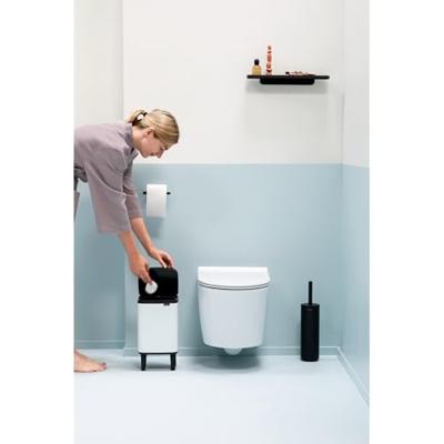 Brabantia Bo hi afvalemmer 4 liter met kunststof binnenemmer white