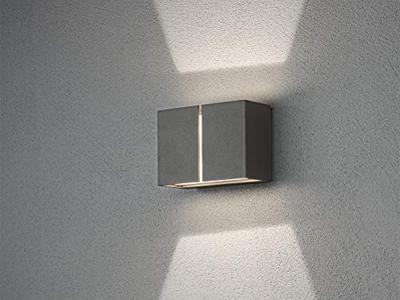 Pavia wandlamp antraciet 11,5 cm - Konstsmide - thumbnail