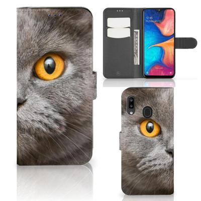 Telefoonhoesje | Met pasjeshouder | Samsung Galaxy A30 Britse Korthaar