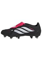 adidas Predator League FT IJzeren-Nop Voetbalschoenen (SG) Zwart Wit Rood - thumbnail