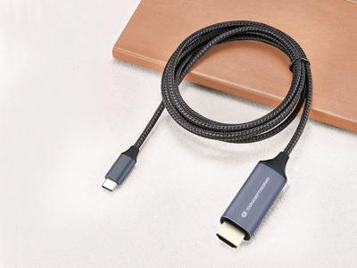 Conceptronic ABBY10G video kabel adapter 2 m USB Type-C HDMI Grijs