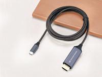Conceptronic ABBY10G video kabel adapter 2 m USB Type-C HDMI Grijs - thumbnail