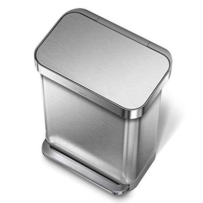 Simplehuman Afvalemmer Liner Pocket 55 liter (zilver) Simplehuman Afvalemmer Liner Pocket 55 liter (zilver)