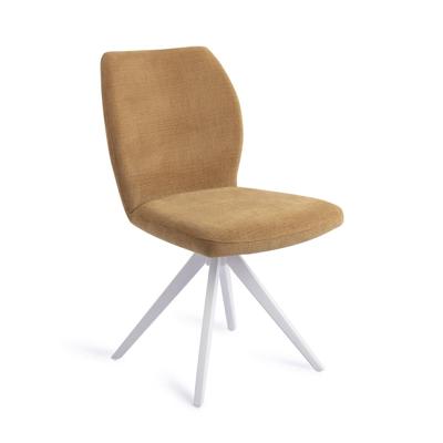 Jesper Home Draaibare Eetkamerstoel 'Ikata' Turn White, kleur Honey Harvest