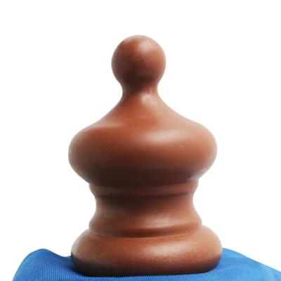 VidaXL Parasol met houten paal 350 cm blauw