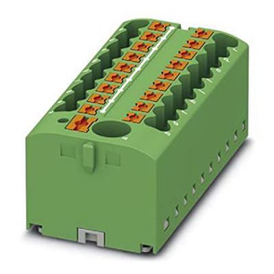 Phoenix Contact 3273382 Verdeelblok 56 mm Spanveer Groen 8 stuk(s)