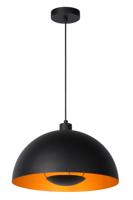 Lucide SIEMON - Hanglamp - Ø 40 cm - 1xE27 - Zwart - thumbnail