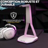 Headset/headsetstandaard - THE G-LAB - K-STAND HYDROGEN - 2 USB-poorten - Wit - thumbnail