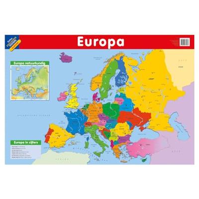 Deltas Educatieve poster - europa Deltas Educatieve poster - europa