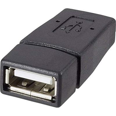 Renkforce USB-kabel USB 2.0 USB-A stekker, USB-A bus 1.50 m Zwart Incl. aan/uitschakelaar RF-4658937