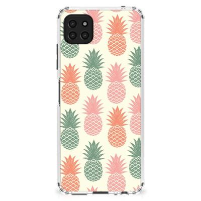Samsung Galaxy A22 5G Beschermhoes Ananas Samsung Galaxy A22 5G Beschermhoes Ananas