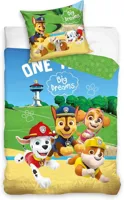 Paw Patrol Dare to Dream Big dekbedovertrek 140 x 200 cm - 65 x 65 cm Katoen - thumbnail