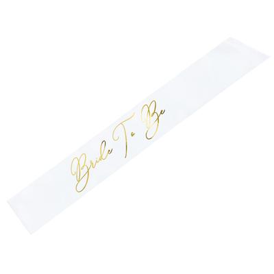 Bride To Be Sjerp Wit/Goud