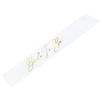 Bride To Be Sjerp Wit/Goud - thumbnail