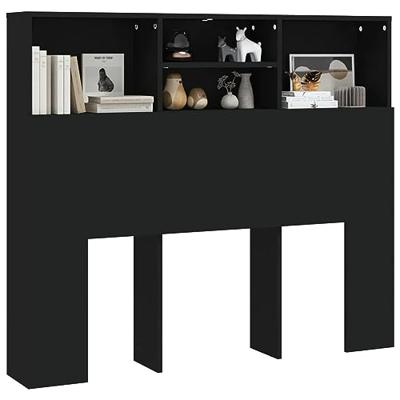 Hoofdbordkast 120x19x103,5 cm zwart Hoofdbordkast 120x19x103,5 cm zwart