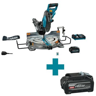 Makita LS004GM102 Accu radiaal afkortzaag 260mm AWS XGT 40V Max 4.0Ah Makita LS004GM102 Accu radiaal afkortzaag 260mm AWS XGT 40V Max 4.0Ah