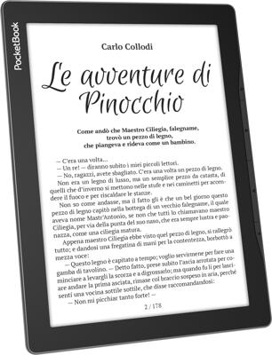 Pocketbook InkPad Lite eBook Reader grijs 8GB 9,7 inch E-Ink Touchscreen microSD