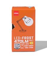 HEMA Led kogel glass frost E14 4.2W 470lm dim - thumbnail