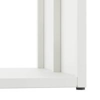 Brandhoutrek 40x40x40 cm koudgewalst staal wit - thumbnail