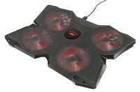 Trust GXT 278 Yozu Cooling-pad voor laptop In hoogte verstelbaar, Regelbare ventilator - thumbnail