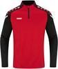 JAKO 8622 Ziptop Performance - Rood/Zwart - L JAKO 8622 Ziptop Performance - Rood/Zwart - L
