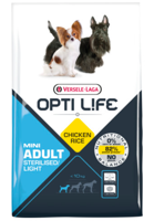 Opti Life Adult Sterilised Light Mini hondenvoer 2 x 7,5 kg - thumbnail